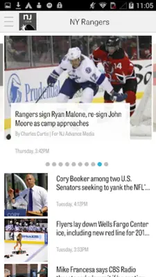 Rangers android App screenshot 2